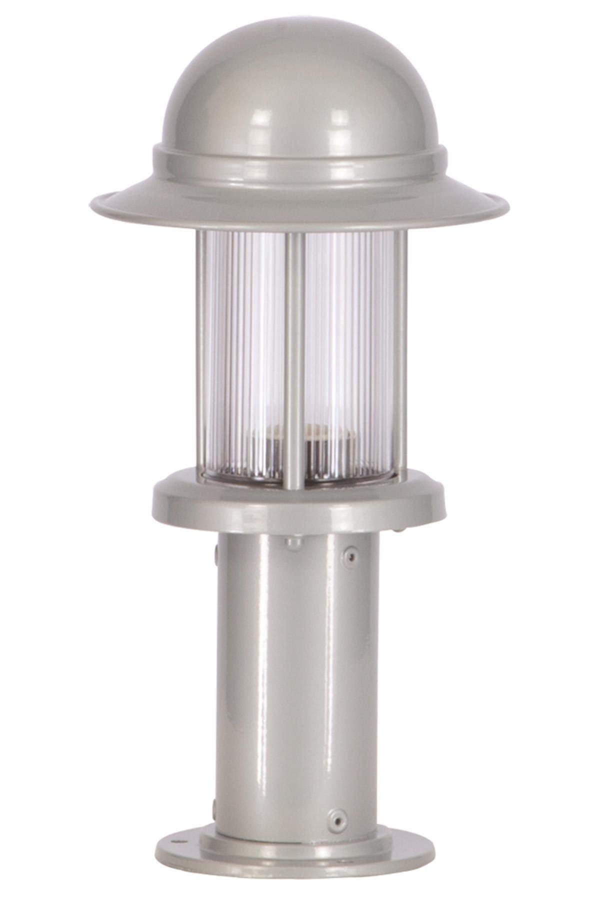 AVONNI BSU-68134-GR-K Beyaz Elektrostatik Toz Boyalı Dış Mekan Aydınlatma, E27, Aluminyum, Polikarbon Cam, 18cm