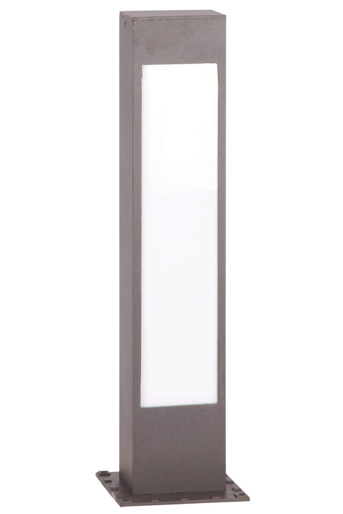 AVONNI BSU-68142-GR-B Gri Elektrostatik Toz Boyalı Dış Mekan Aydınlatma, E27, Aluminyum, Polikarbon/Akrilik Cam, 15cm