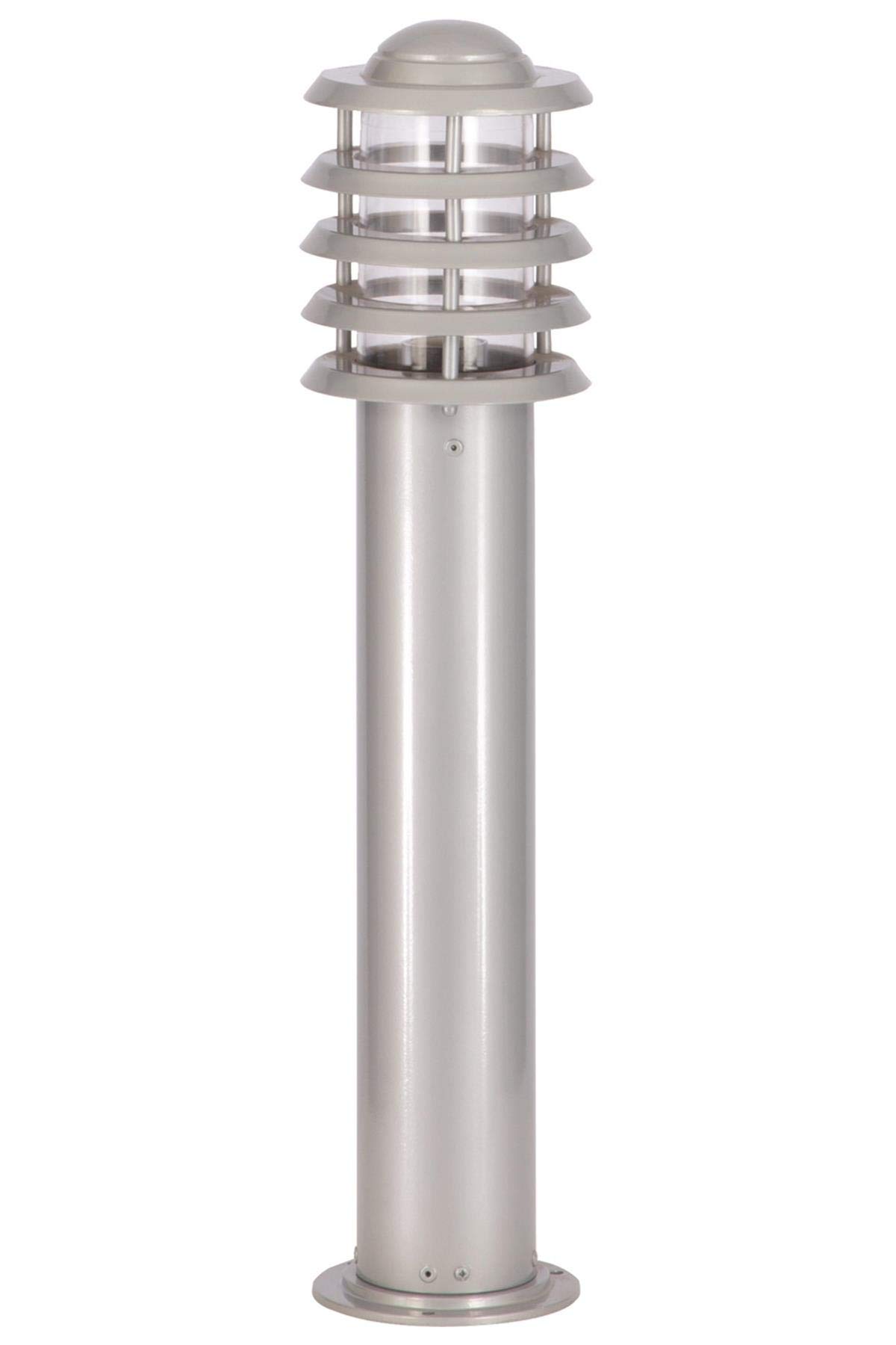 AVONNI BSU-68158-BBY-B Gri Elektrostatik Toz Boyalı Dış Mekan Aydınlatma, E27, Aluminyum, Polikarbon/Akrilik Cam, 18cm