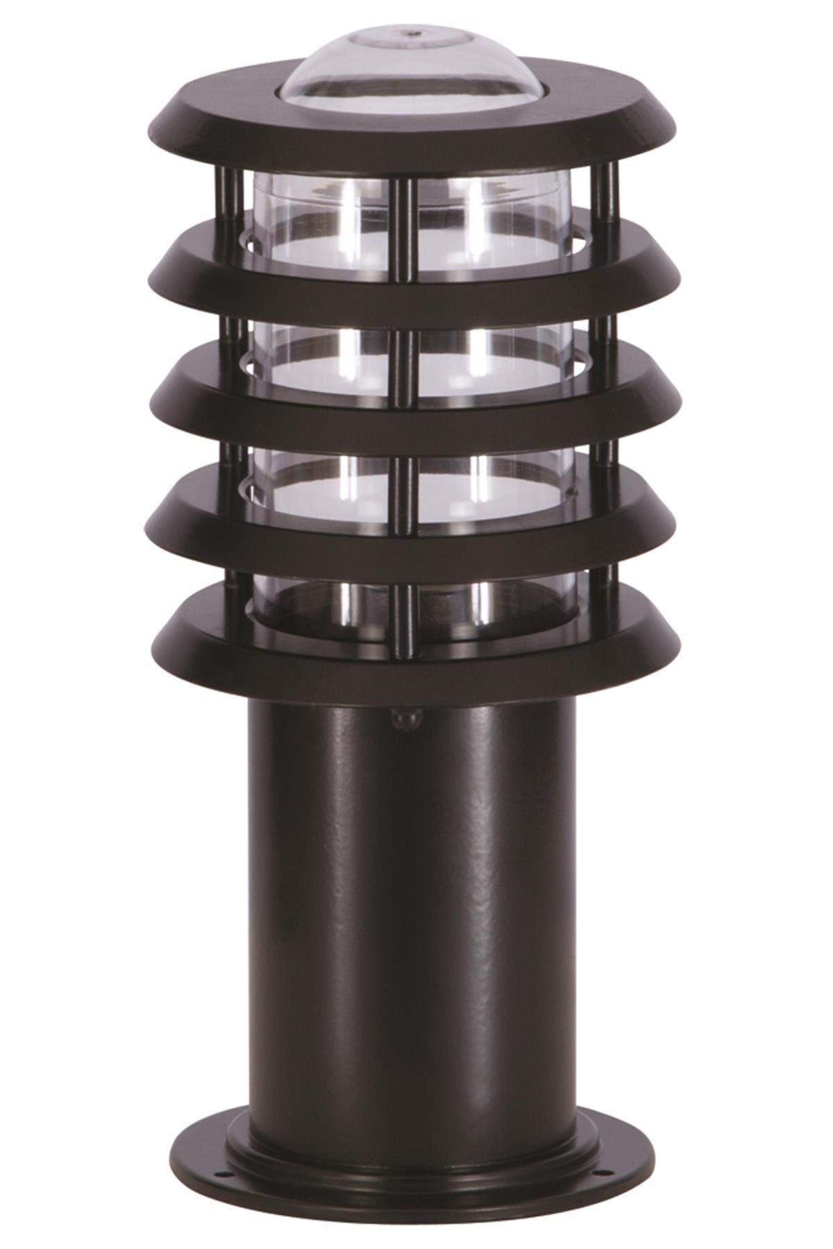 AVONNI BSU-68150-BSY-K Siyah Elektrostatik Toz Boyalı Dış Mekan Aydınlatma, E27, Aluminyum, Polikarbon/Akrilik Cam, 16cm
