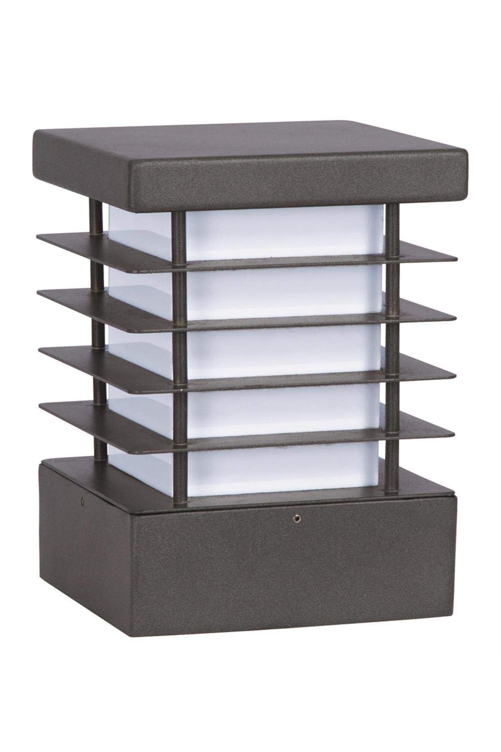 AVONNI BSU-68270-BSY-M4 Siyah Elektrostatik Toz Boyalı Dış Mekan Aydınlatma, E27, Metal, Pleksi, 22x22cm
