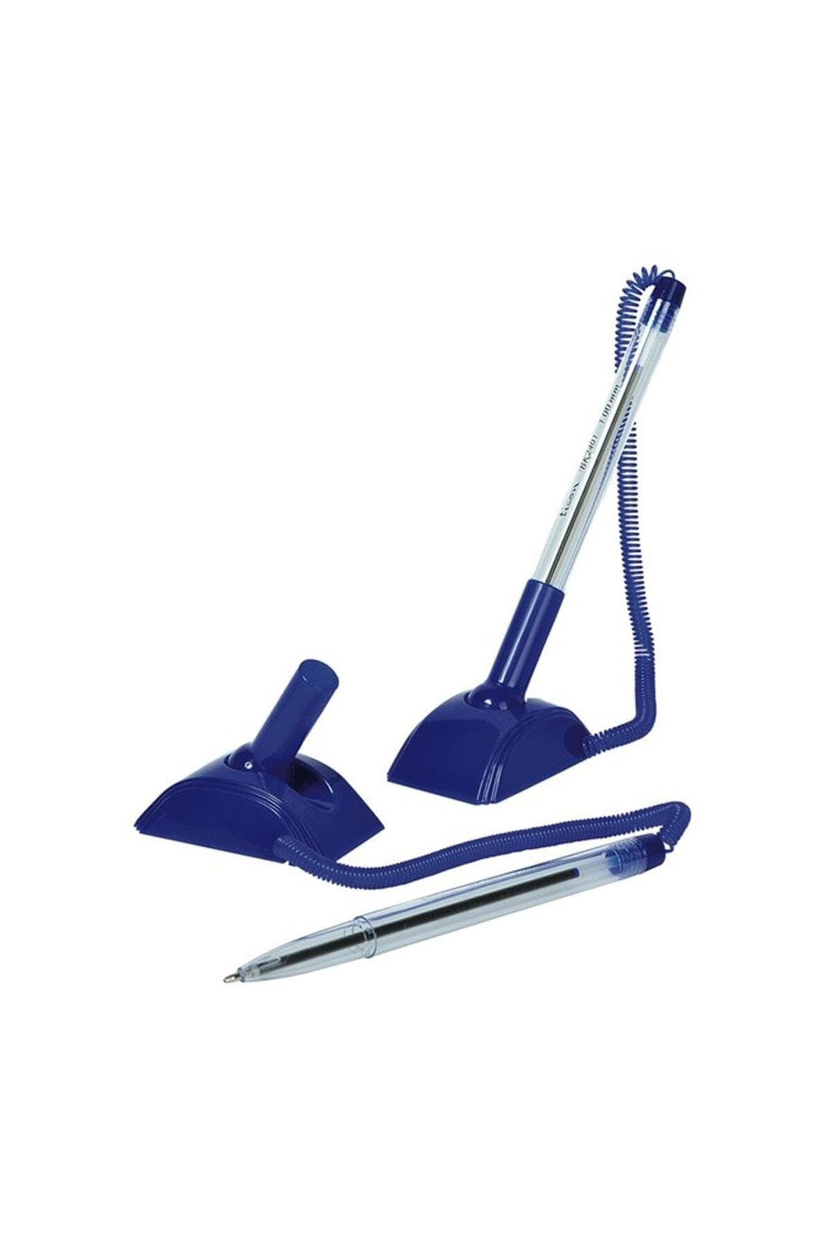 Ticon Spiralli Banko ve Masa Kalemi 1 mm. Mavi BK2401