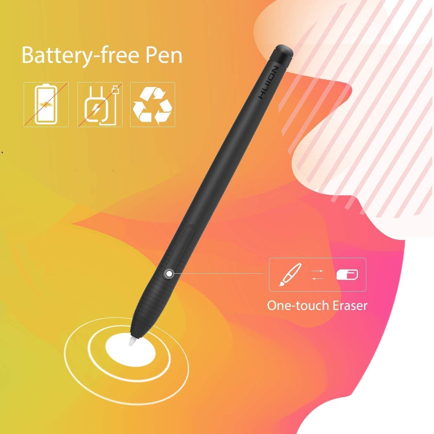 Huion Inspiroy H430P 18.6cm x 13.9cm, 4096 Kademe Basınç Hassasiyetli, 5080LPI Çözünürlük, 4 Adet Kısayol Tuşu, Pilsiz Kalemli Grafik Tablet
