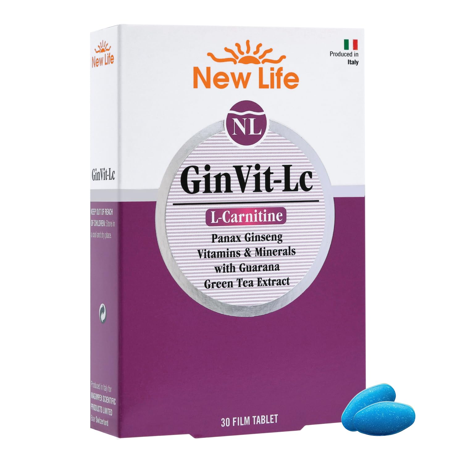 New Life Ginvit-lc 30 Tablet