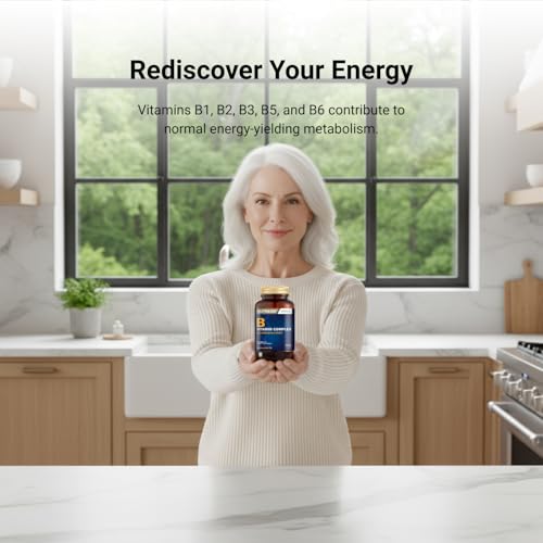 Nutraxin B Vitamin Complex – 10 Farklı B Vitamini İçerikli Takviye – 60 Tablet