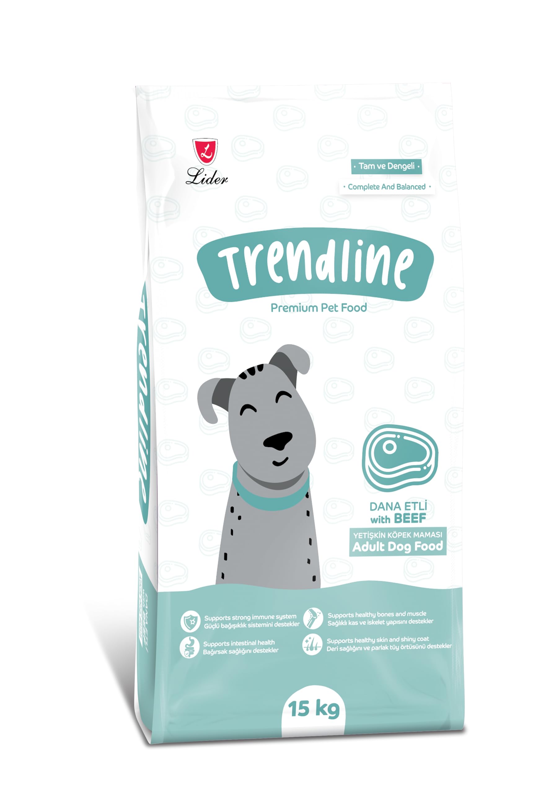 Trendline Biftekli Yetişkin Köpek Maması 15 kg
