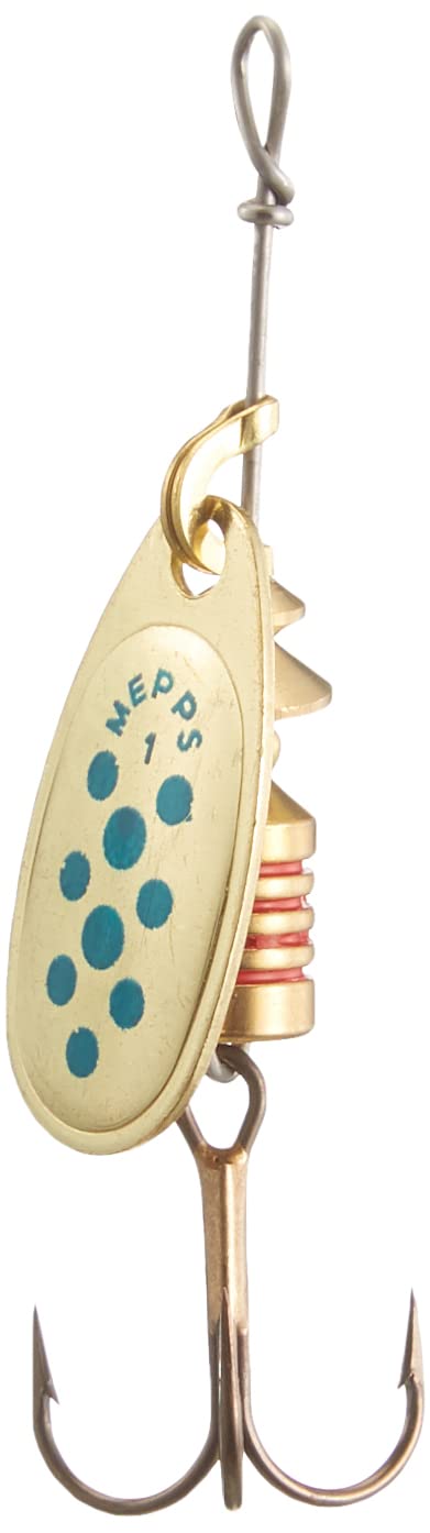 Mepps COMET Olta Kaşığı, Sarı/mavi No:1