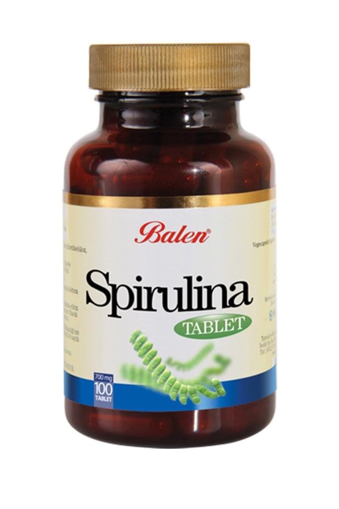 Balen Spirulina 740 mg Tabletler Günlük Beslenme İçin 100 Adet