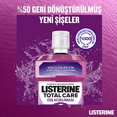 listerine total care diş korumasi ağız bakım suyu 500 ml