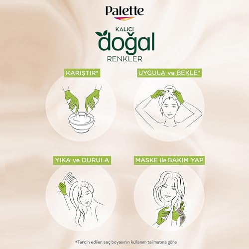 Palette Kalıcı Doğal Renkler 3-68 Kızıl Çikolata Goji Berry Özü & Yulaf Çekirdeği Özlü Saç Boyası