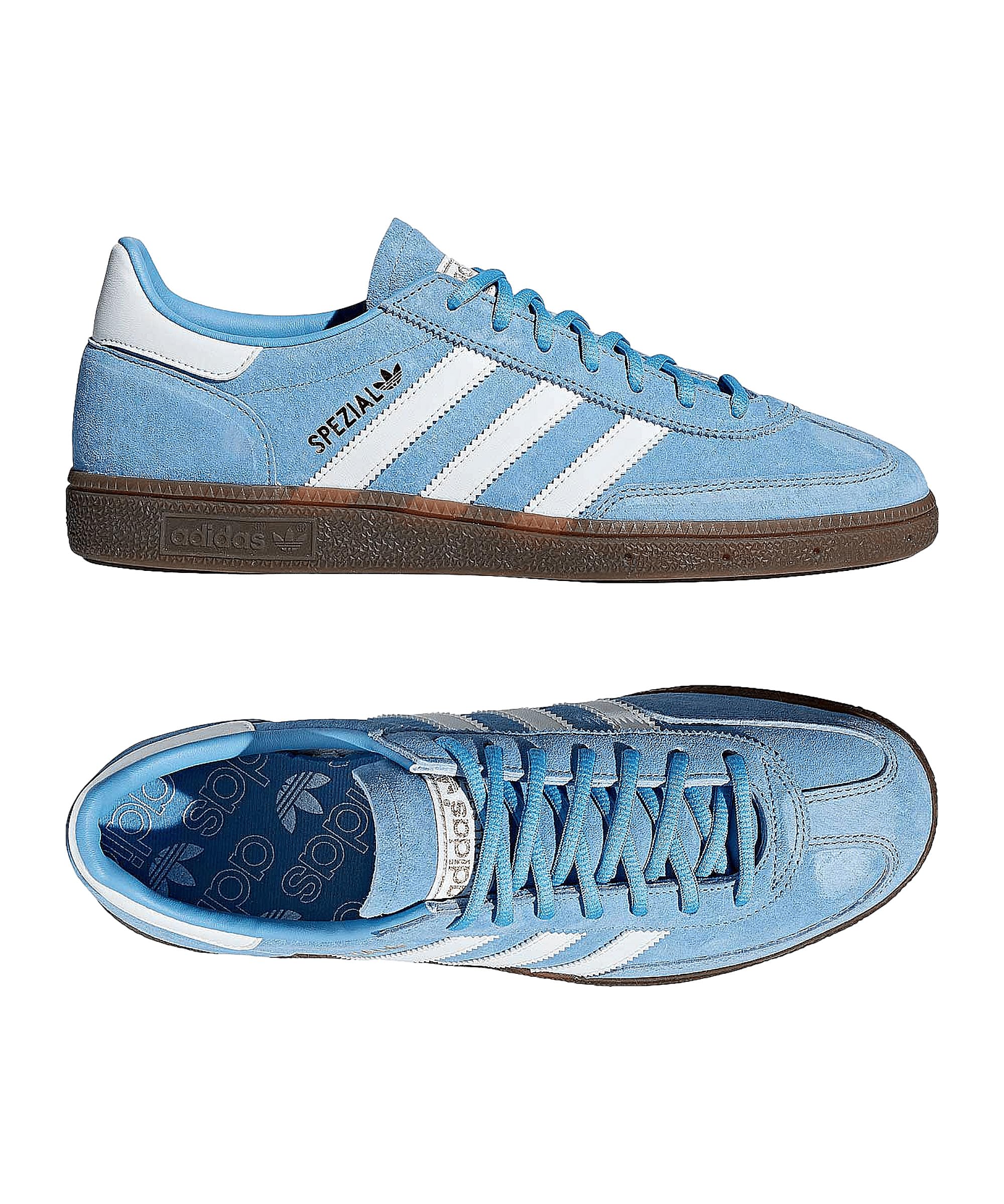 adidas Handball Spezial Erkek Spor Ve Outdoor Ayakkabısı, Mavi Ltblue/Ftwwht/Gum5 Bd7632, 45.5