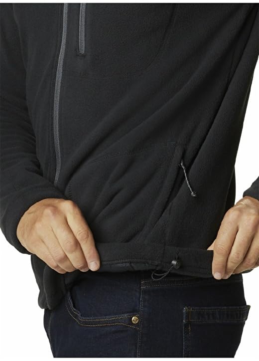 Columbia Fast Trek II Full Zip Fleece Erkek Sweatshirt (Siyah/S)