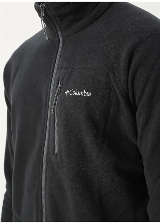 Columbia Fast Trek II Full Zip Fleece Erkek Sweatshirt (Siyah/S)
