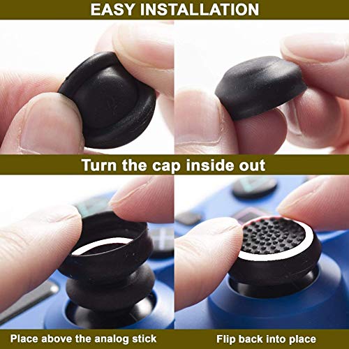 Onyehn 4 adet Analog 3D Joystick Thumbstick Yedek Parçalar Tornavida Tamir Kitleri ile fit Sony PlayStation 4 PS4 Kontrolörleri için
