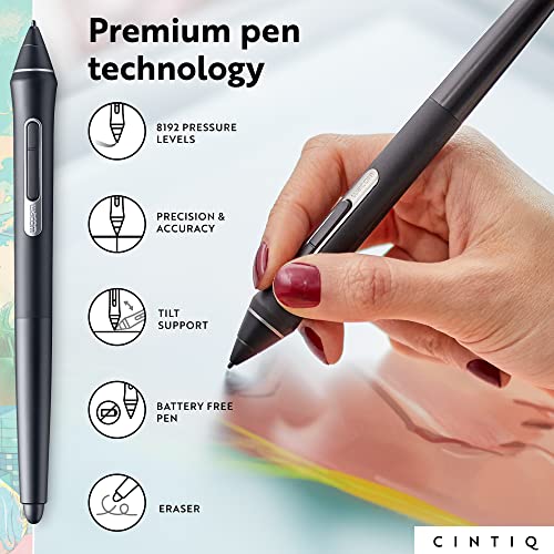 Wacom Cintiq 16 Drawing Tablet with Screen (DTK1660K0A)