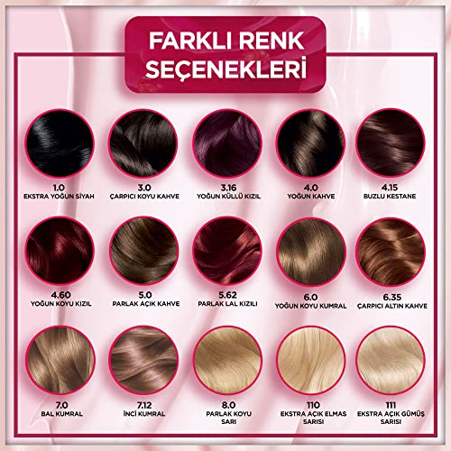 Garnier Çarpıcı Renkler Yoğun Kalıcı Saç Boyası No 6.0 Yoğun Koyu Kumral