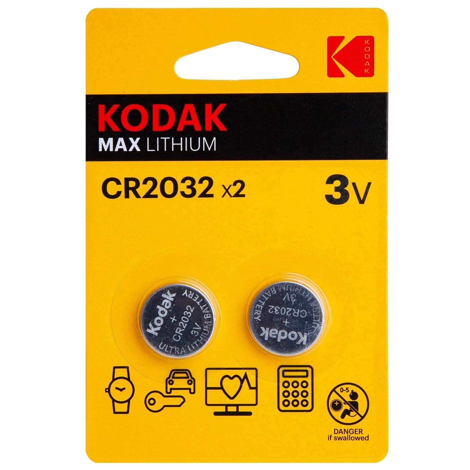 Kodak 2 Adet CR2032 Ultra Lityum Para Pil
