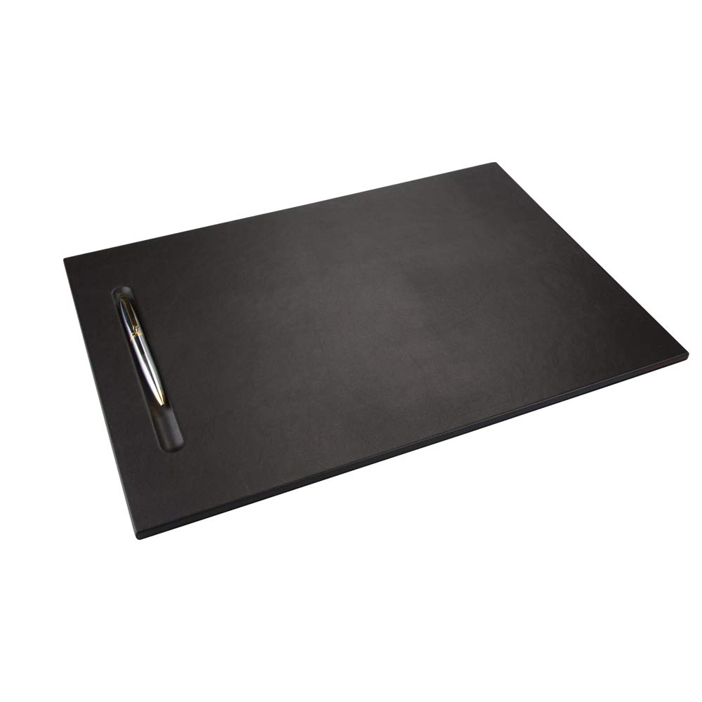 2K 575-1 Sümen Takımı MDF Malzemeden Suni Deri Kaplı Tek Parça Pad Toplantı Sümeni 45x32 cm, Siyah