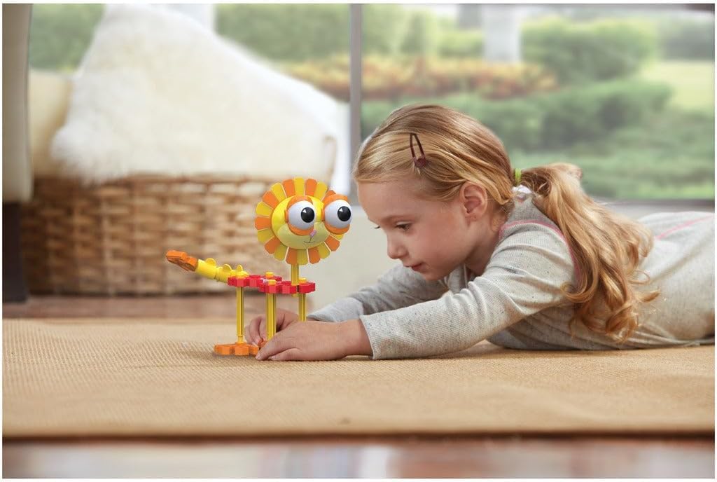 Kid K'Nex 85613 Bina Seti-21 Parça Yaş 3+ Okul Öncesi Eğitici Oyuncak K'NEX Safari Mates İnşaat Seti