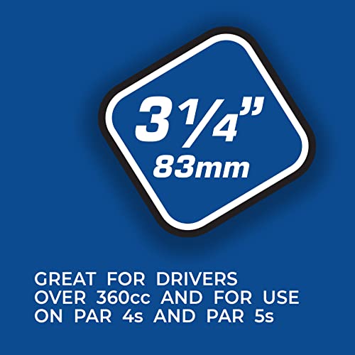 Champ 3-1/4" My Hite FlyTee Beyaz/Siyah Çizgili Golf Tişörtü, 100 Adet