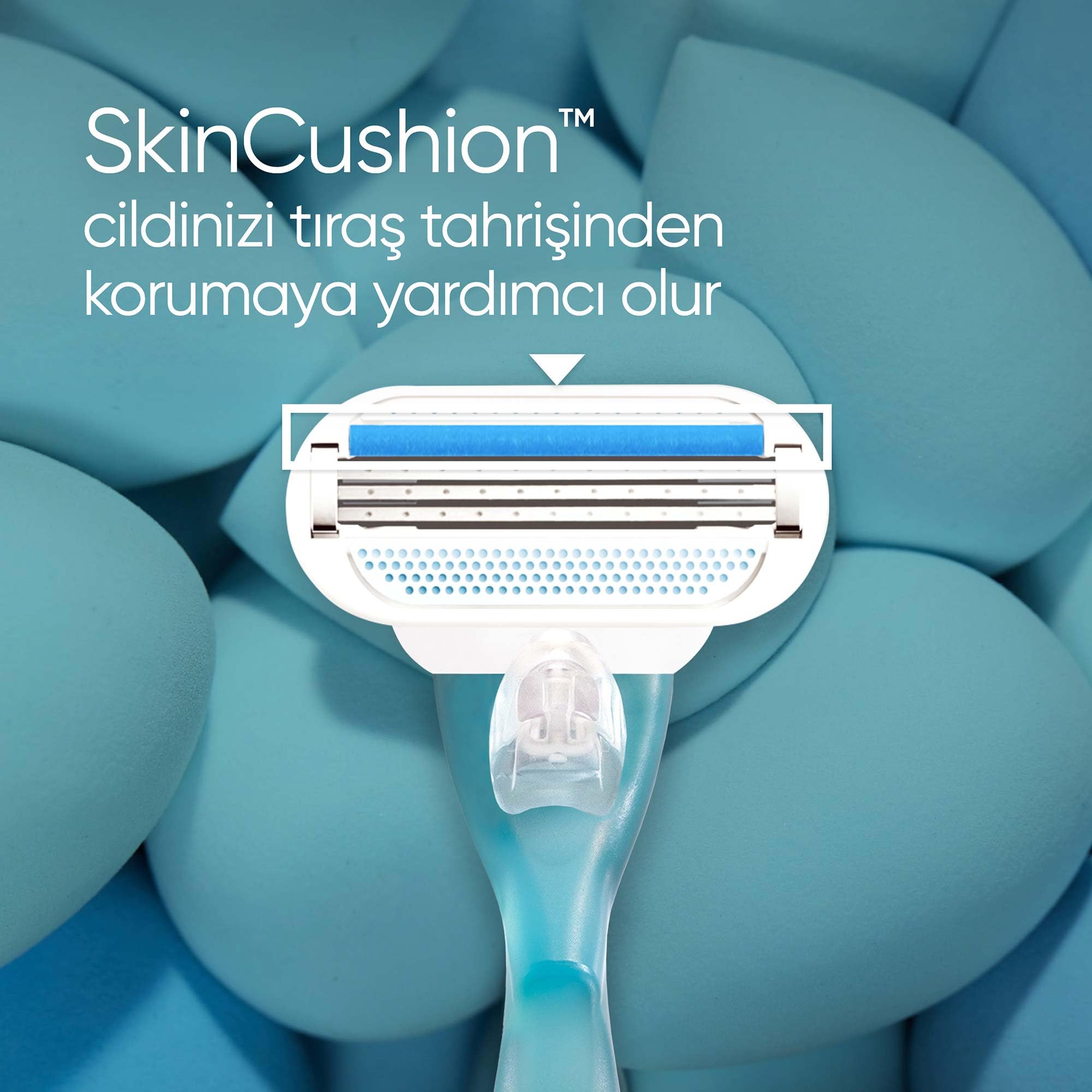 Gillette Venus Smooth Kadın Tıraş Makinesi ve 3 Adet Yedek Tıraş Bıçağı
