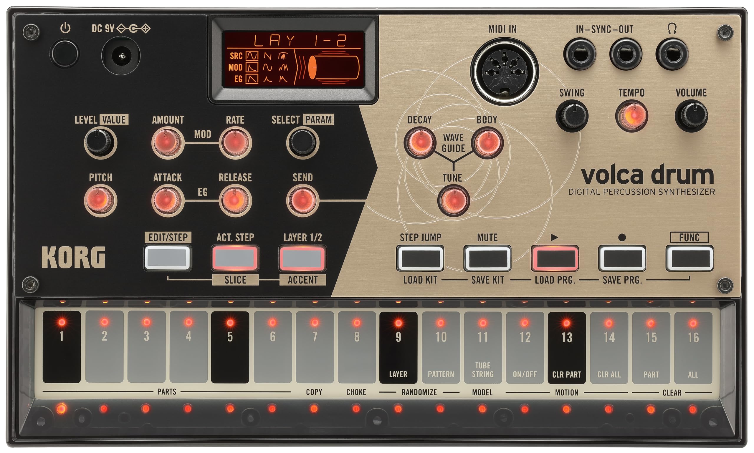 Korg Volca Drum Dijital Perküsyon Synthesizer