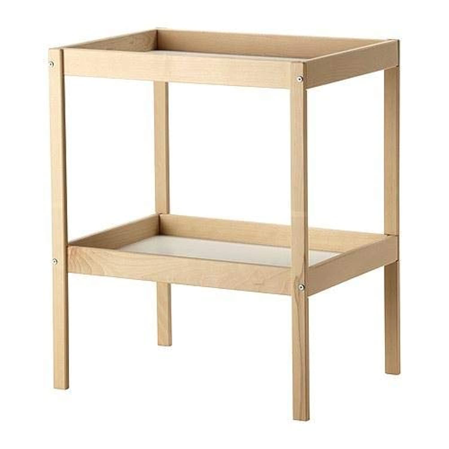 IKEA Snıglar Bebek Alt Değiştirme Masası MeridyenDukkan Kayın Görünümlü, 72x53 cm