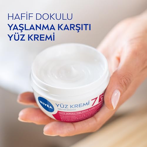 NIVEA Yaşlanma Karşıtı Yüz Kremi 100 ml, 24 Saat Nemlendirici Yüz Kremi, UV Koruması