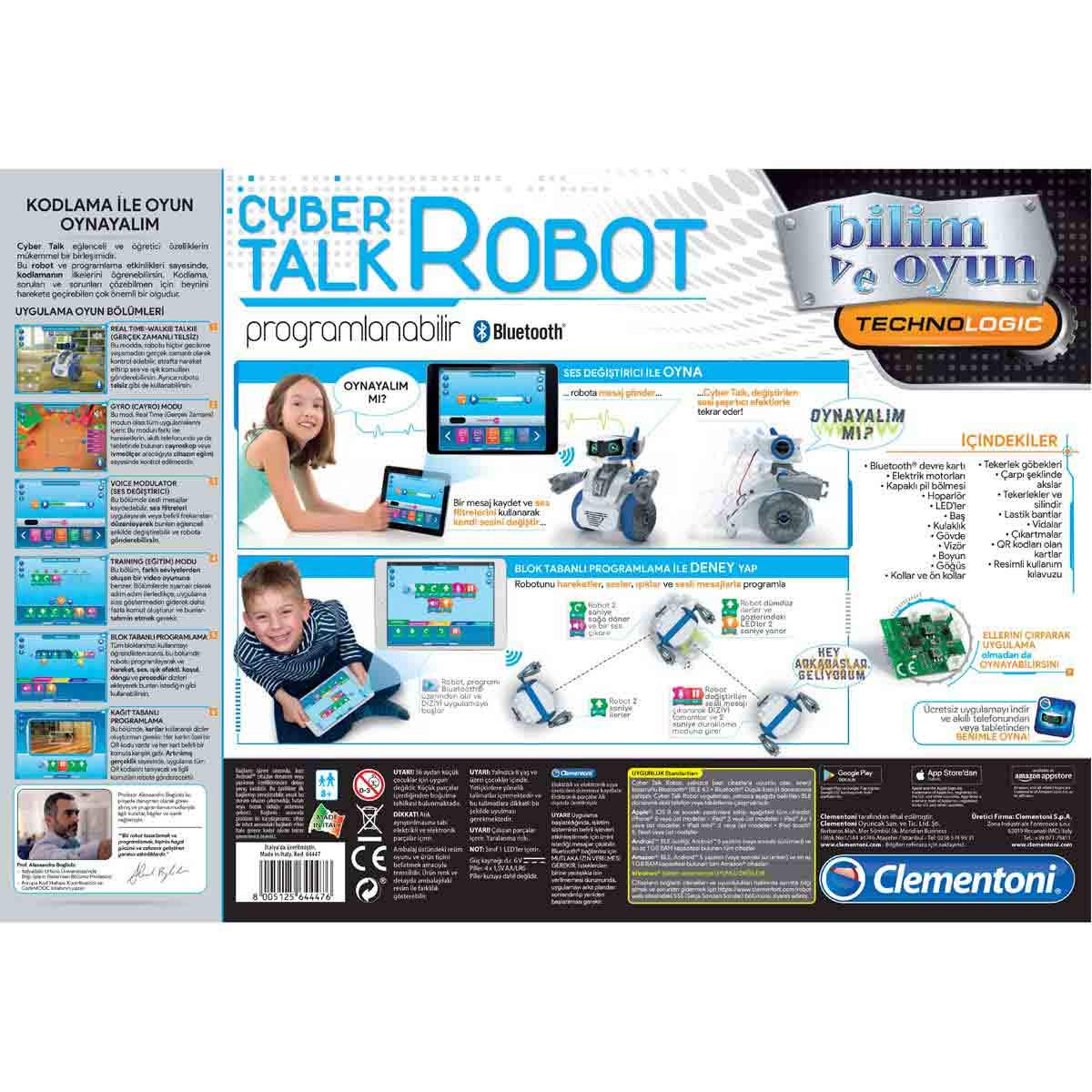 Clementoni Robotik Laboratuvarı - Cyber Talk Robot Oyuncak