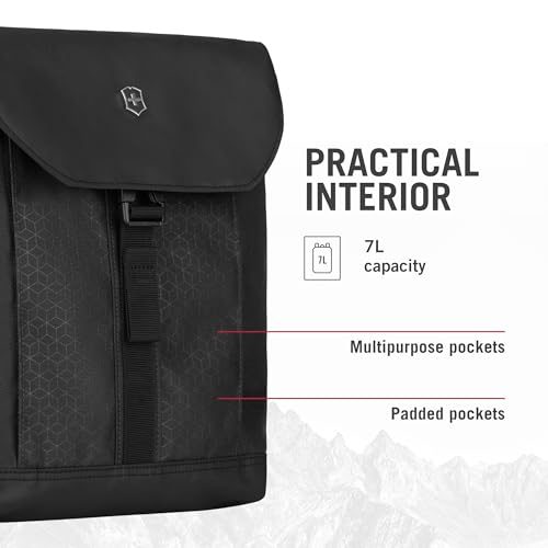 Victorinox Altmont Orijinal Flapover Dijital Çanta, Tablet Bölmesi, Omuz Çantası, Kadın/Erkek, siyah, One Size, Yardımcı Programı