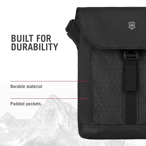 Victorinox Altmont Orijinal Flapover Dijital Çanta, Tablet Bölmesi, Omuz Çantası, Kadın/Erkek, siyah, One Size, Yardımcı Programı