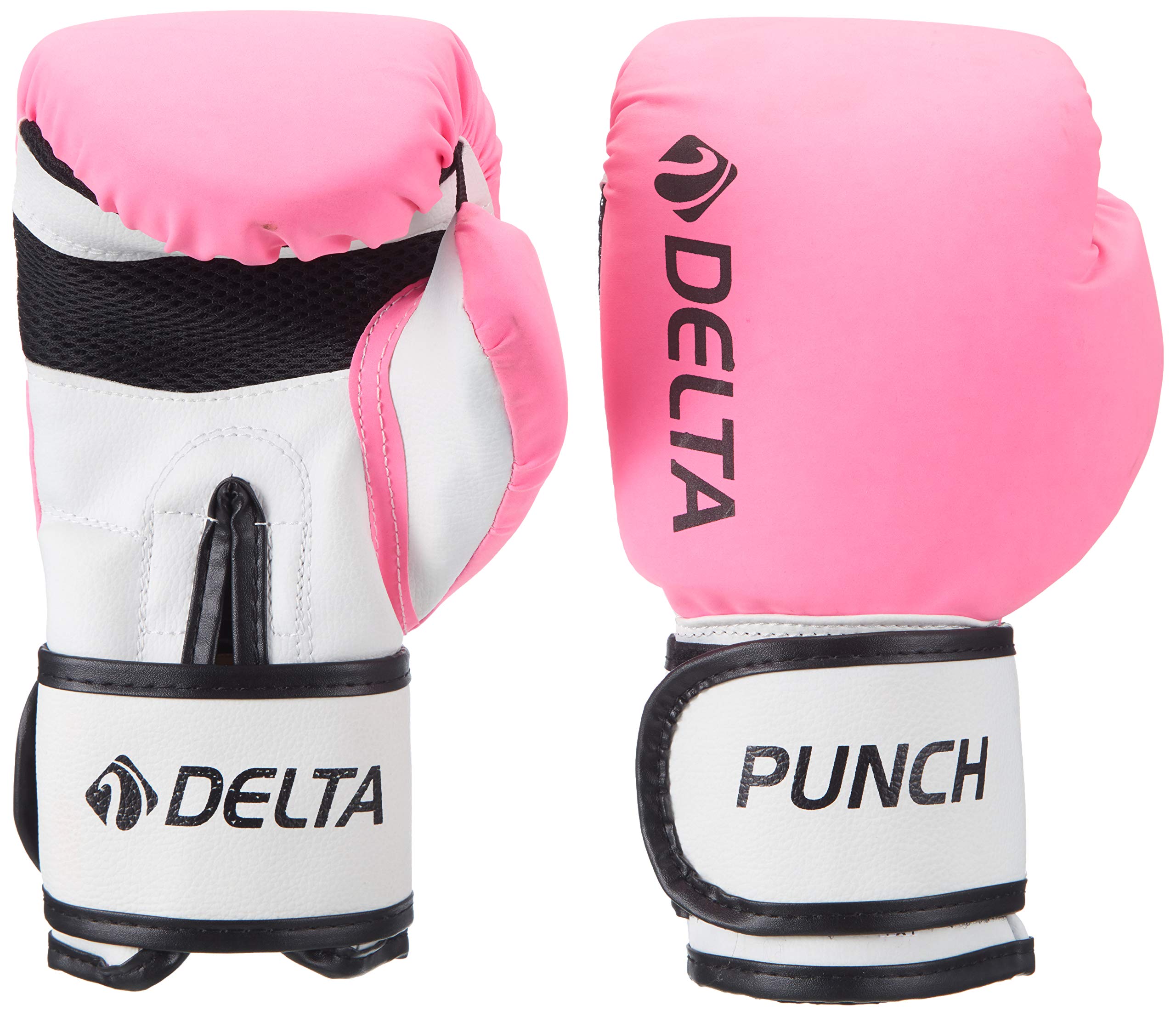 Delta Punch Dura-Strong Boks Eldiveni,Pembe,10 Oz (6 Oz)