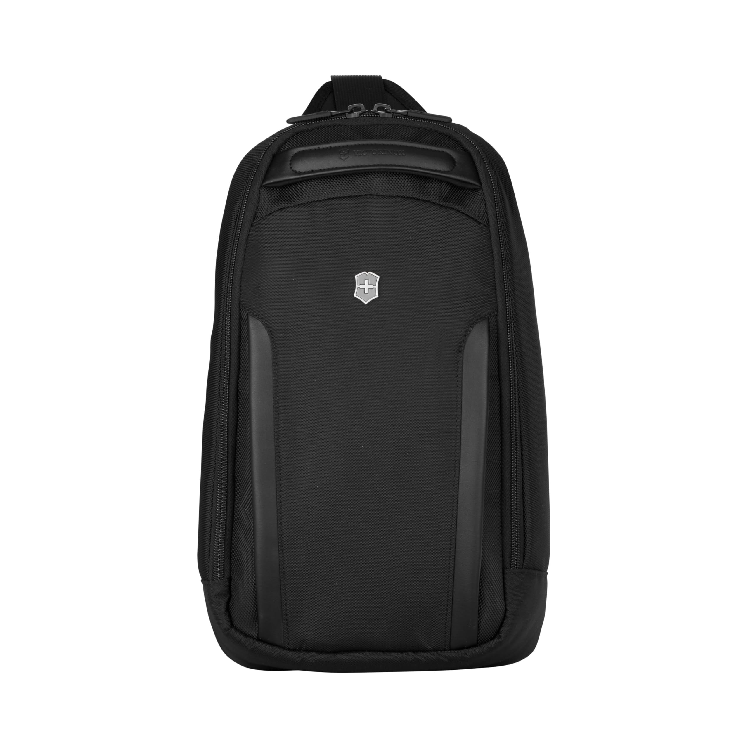 Victorinox Altmont Professional Tablet Sling, tablet bölmeli omuz çantası, kadın/erkek, 10 inç tablet bölmesi, 10 x 24 x 39 cm, 8 l, Siyah, Mittelgroße, omuz çantası
