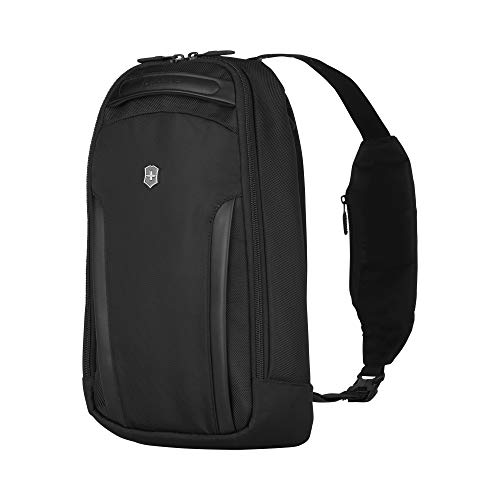 Victorinox Altmont Professional Tablet Sling, tablet bölmeli omuz çantası, kadın/erkek, 10 inç tablet bölmesi, 10 x 24 x 39 cm, 8 l, Siyah, Mittelgroße, omuz çantası