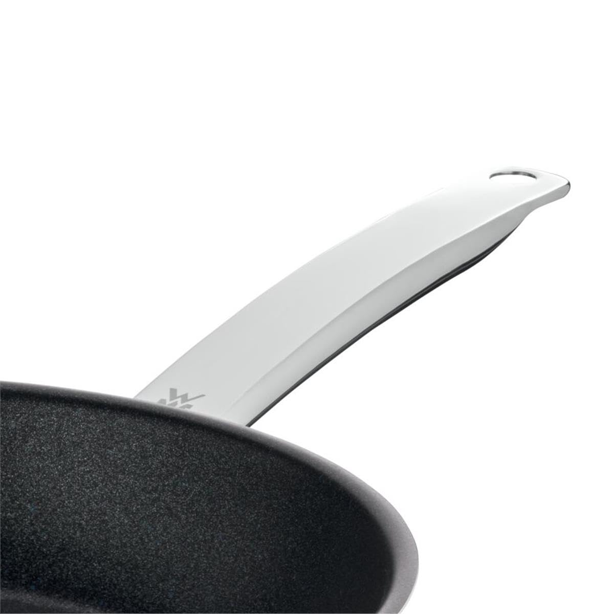 WMF Permadur Advance kızartma tavası indüksiyonlu 24 cm, paslanmaz çelik tava, Cromargan paslanmaz ç