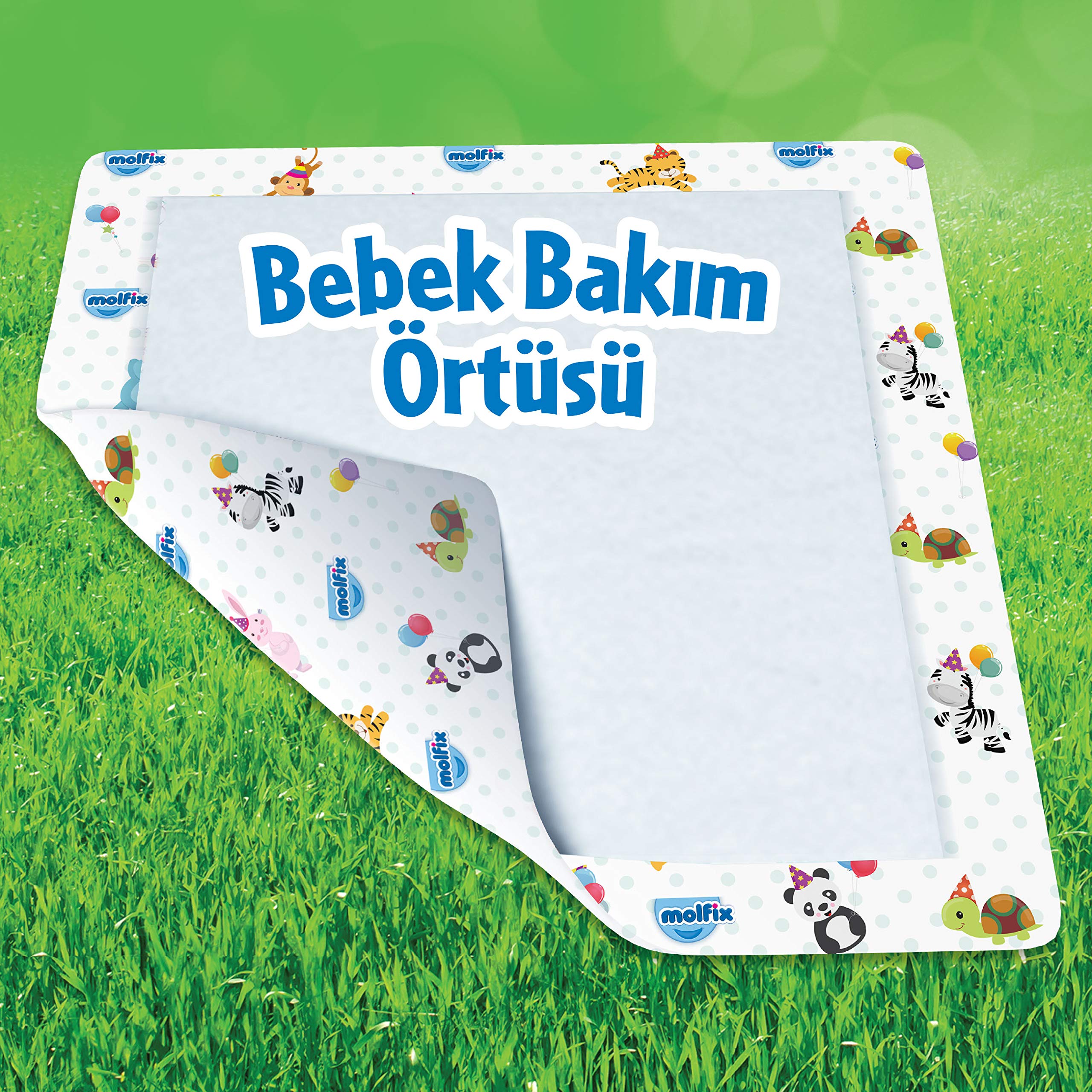 Molfix Alt Değiştirme Örtüsü, 60x60 cm, 10 Adet