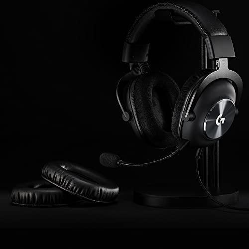 Logitech G Pro X 7.1 Oyuncu Kulaklığı, Blue Voice Mikrofon Teknolojisi, 50 mm Hassas PRO-G Sürücüleri, DTS Kulaklık:X 2.0 Surround Ses, Profesyonel Tip USB Dijital Ses Kartı, 20 Saat Pil Ömrü, Siyah