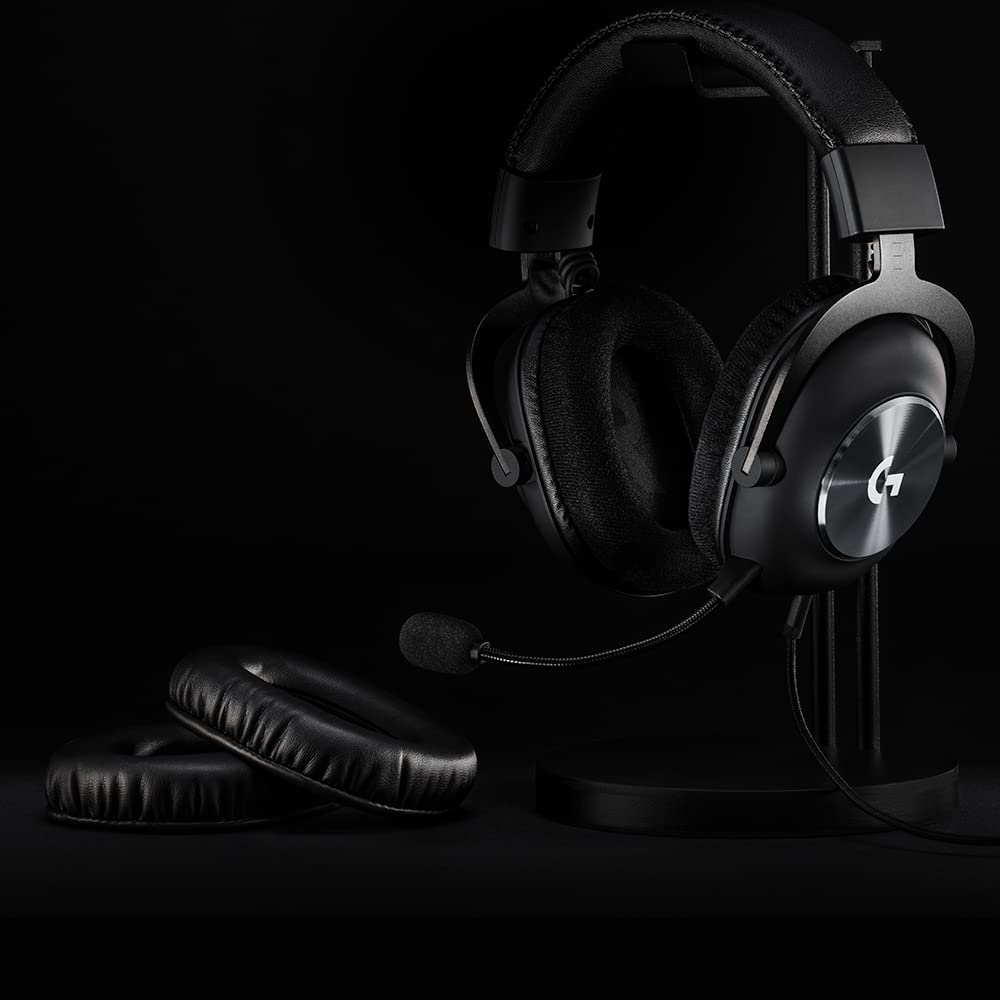 Logitech G Pro X 7.1 Oyuncu Kulaklığı, Blue Voice Mikrofon Teknolojisi, 50 mm Hassas PRO-G Sürücüleri, DTS Kulaklık:X 2.0 Surround Ses, Profesyonel Tip USB Dijital Ses Kartı, 20 Saat Pil Ömrü, Siyah