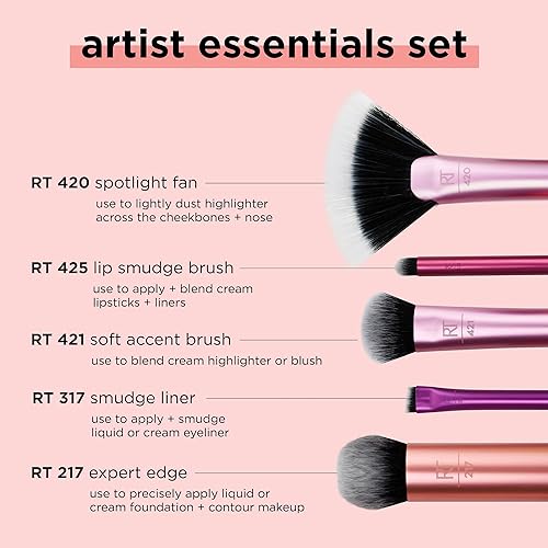 Real Techniques Real Techniques Artist Essentials Makyaj Fırça Seti 1 Paket (1 x 1 Adet)