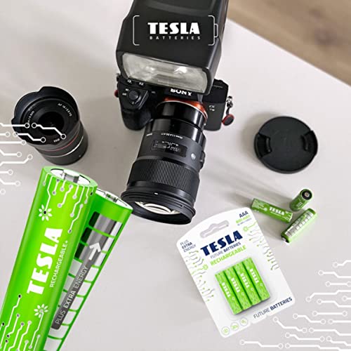 Tesla Şarj edilebilir pil AAA (HR03, mikro kurşun kalem pili, blister) 4 adet
