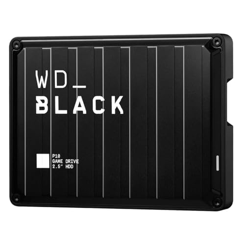 WD Black 5TB P10 Game Drive PC, Mac, Playstation 4 ve Xbox One ile uyumlu, WDBA3A0050BBK-WESN