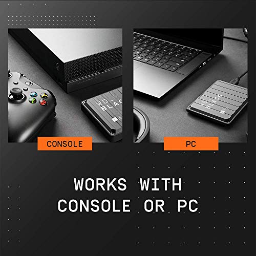 WD Black 5TB P10 Game Drive PC, Mac, Playstation 4 ve Xbox One ile uyumlu, WDBA3A0050BBK-WESN