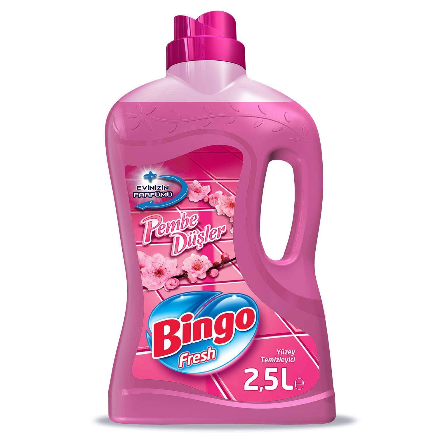 Bingo Fresh Pembe Düşler Yüzey Temizleyici (1 x 2500 mL)