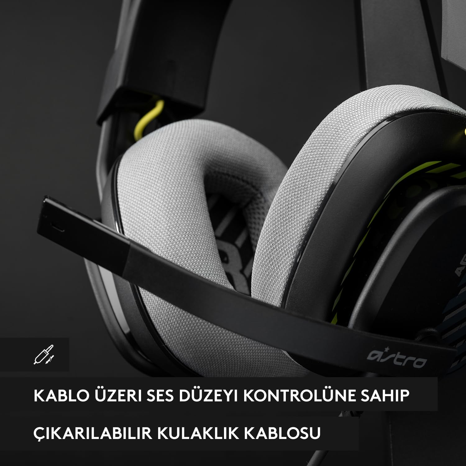 Logitech G ASTRO A10 Kablolu Oyuncu Kulaklığı, Xbox ile Uyumlu, Çevirmeli Sessiz Boom Mikrofon, 32 mm Dinamik Sürücüler, Üstün Konfor için Kafa Bandı, Siyah