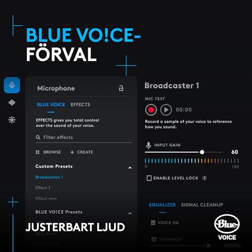 Logitech G Yeti Orb Kondansatör RGB Oyun Mikrofonu, LightsyNC USB Mikrofon, Akış için USB Mikrofon, Kardiyoid, Tak ve Çalıştır, PC/Mac için USB'li, Siyah
