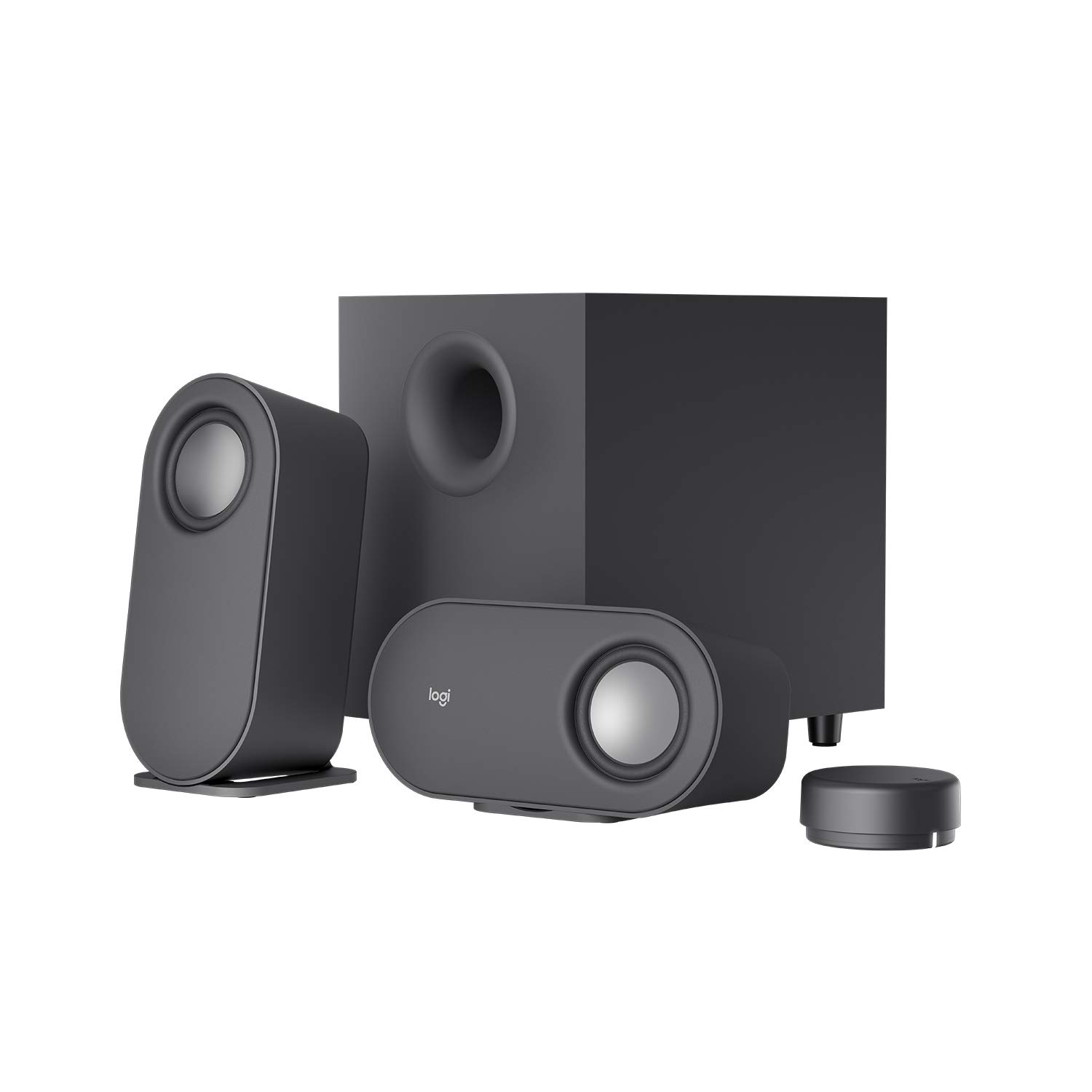 Logitech Z407 2.1 Bluetooth Hoparlör Sistemi, Subwoofer, Kompakt Tasarım, Kontrol Kadranı, 20 m Kablosuz Kullanım Mesafesi, 80 W, Siyah