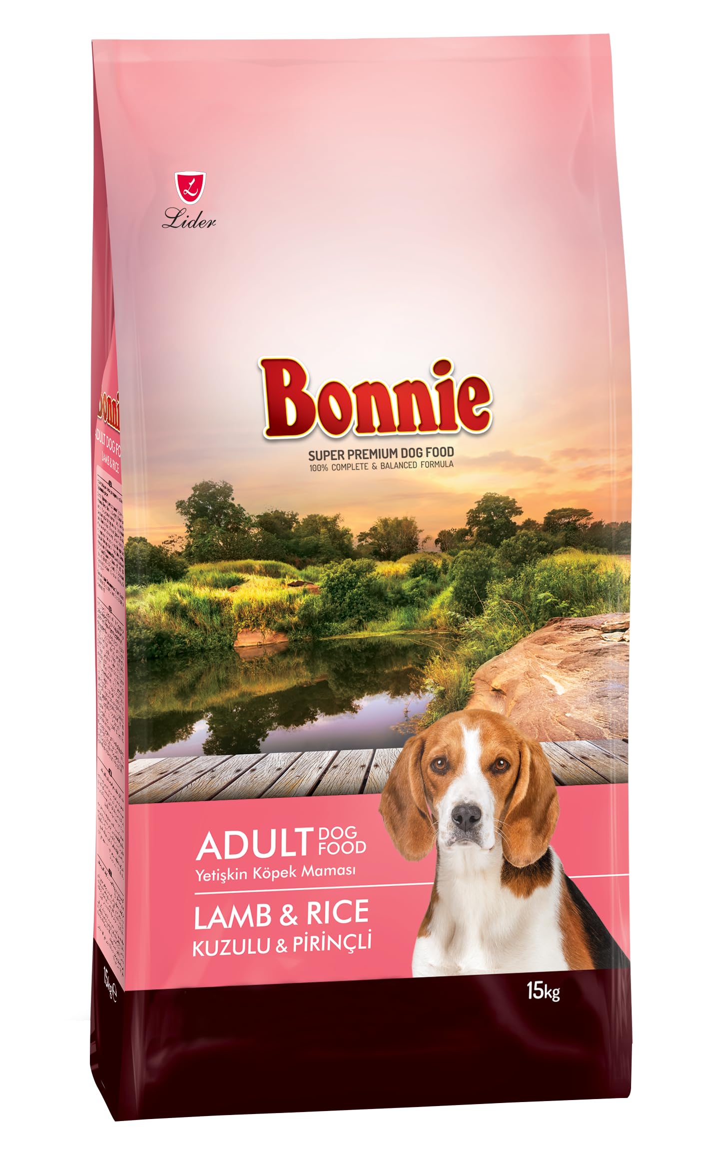 Bonnie Yetişkin Köpek Maması 18/7 L&R, 15 Kg