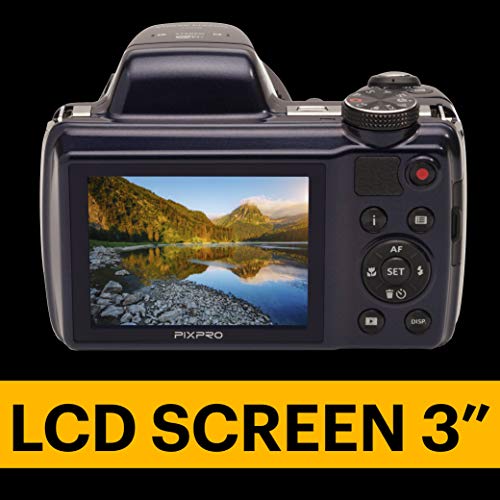 KODAK PIXPRO Astro Zoom AZ528 Dijital Fotoğraf Makinesi - 16MP, 52x Optik Zoom, 3 inç LCD Ekran, 1080P Full HD Video, 24mm Geniş Açı (Lacivert)
