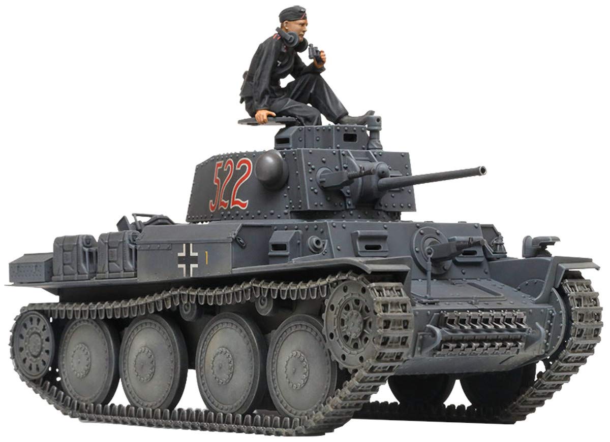 TAMIYA 300035369 1:35 Alman Panzerkampfwagen 38 (t) versiyonu E/F (1), sadık kopya, model yapımı, pl