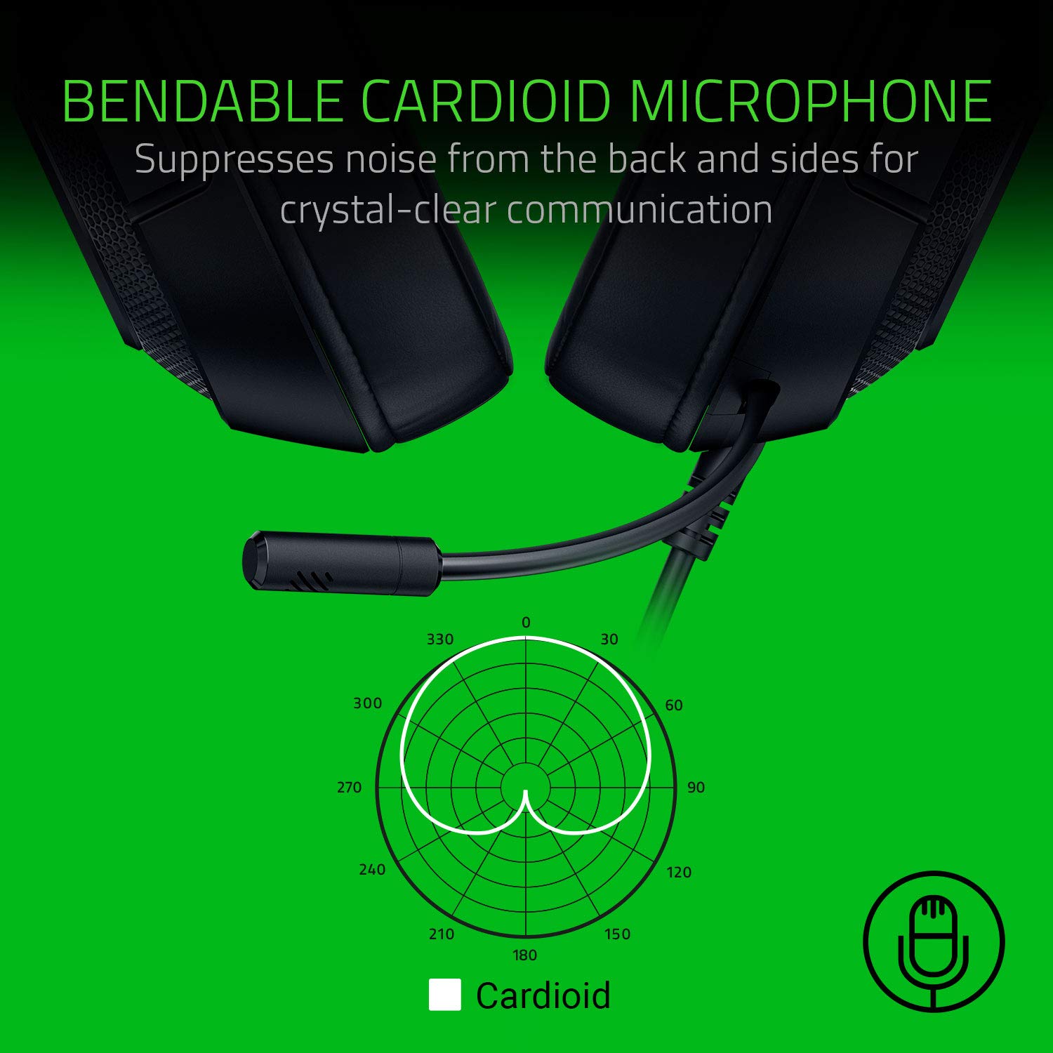 Razer Kraken X Lite - Ultra Hafif Oyun Kulaklığı Surround Ses - Hafif Alüminyum Çerçeve - Bükülebilir Kardioid Mikrofon - PC, PS4, PS5, Switch, Xbox Serisi, Mobil - Siyah